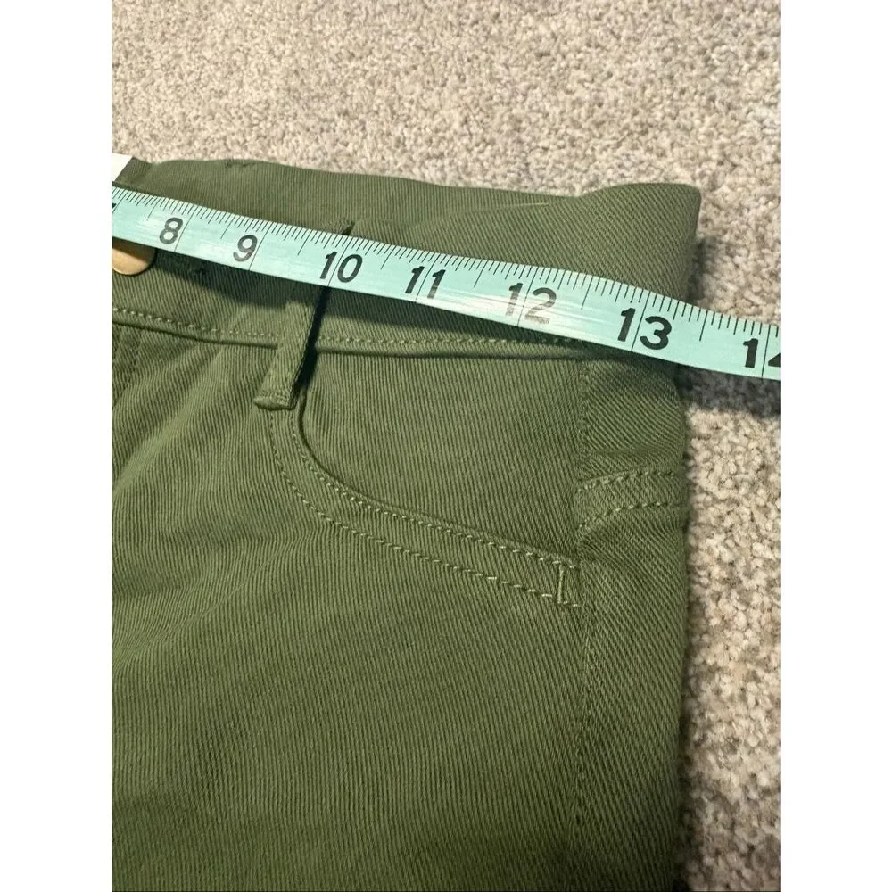 Time and Tru Military Green stretch fitted jeggings size xs